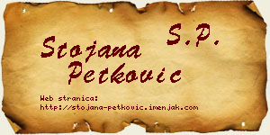 Stojana Petković vizit kartica